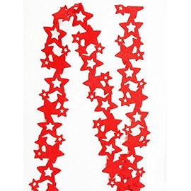 Christmas Xmas Table Decoration Runner Soft Decor Air Laid 72 inch x 5 cm Stars design by Range Wholesale