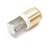 Brass Foot Valve with Check Valve and Stainless Steel Basket