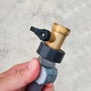 LIULO TOOL 2 Pack Brass Garden Hose Shut-Off Valve, 3/4