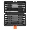 18-Piece Extra Long 3/8 Inch Drive Allen Hex Bit Socket