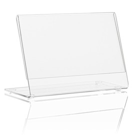 Photo Stand (Picture Frame) in Photo Format 15 x 10 cm Photo Stand as Crystal Clear Picture Stand, Photo Frame, Frameless Picture Holder as Stand Made of Plexiglas for Your Favourite Photos and