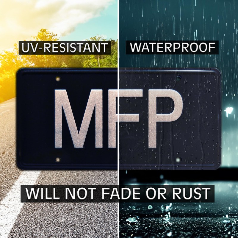 Mad Max | Main Force Patrol | Metal Stamped License