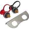 Remote Battery Terminal Studs w/Stainless Steel Bracket