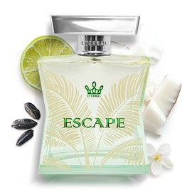 Eternal Escape EDP Inspired by Cree.d Virgin Island Water, 3.4 oz (100ml) Long-lasting, Vegan, Clean Ingredients, Unisex Perfume Spray, 2000 sprays per bottle
