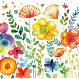 (2) Two Paper Lunch Napkins for Decoupage/Mixe