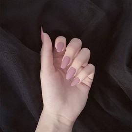 24 pcs Nail Tips Polished Sand Cute Wedding Bridal Grace