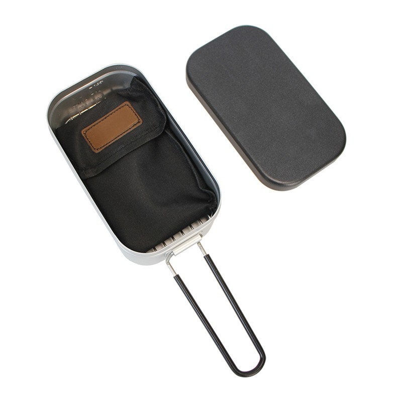 Mini Barbecue Tray Iron Portable Compact Easy to Clean BBQ