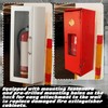 Zonon Fire Extinguisher Cabinet Wall & Surface Mount 24" H