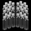 JAPCHET 30 PCS 100ml Clear Plastic Travel Bottles with Flip