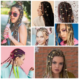 Ouligay 20 Pcs Gold Mini Butterfly Hair Clips, Hair Jewelry for Braids, Claw Clips Strong Hold, Metal Hollow Small Butterfly Hair Accessories for Women Fashion Styling