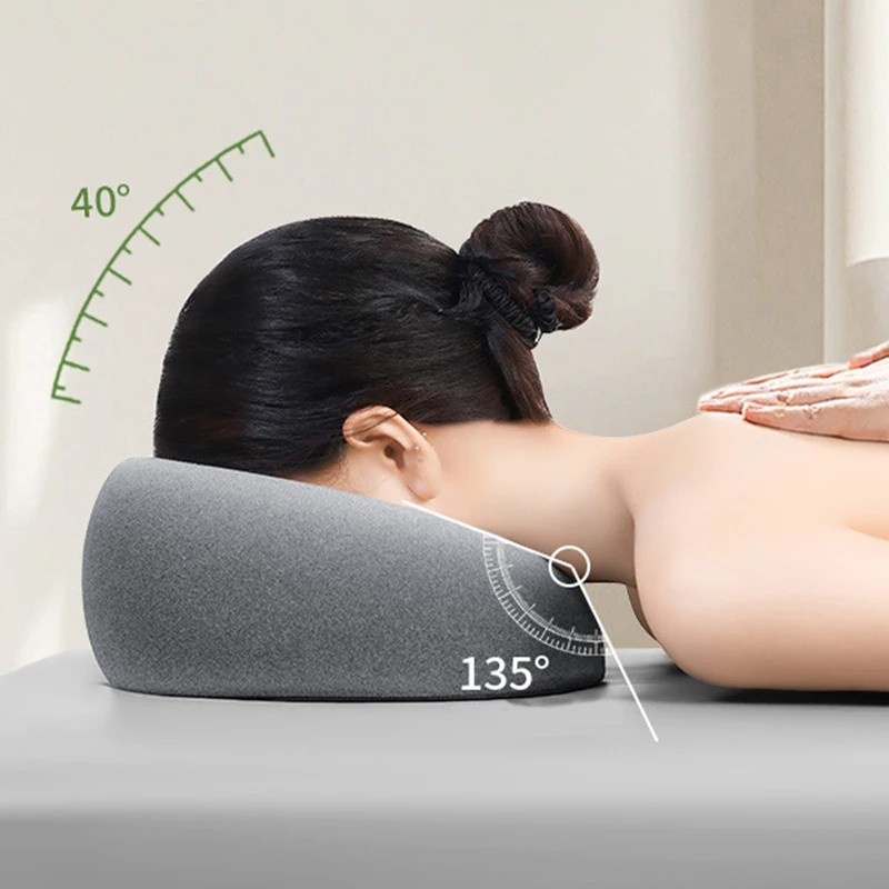Face Down Prone Pillow for Resting and Massage – Memory