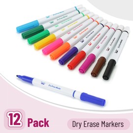 Mr. Pen- Dry Erase Markers, 12 Pack, Assorted Colors, White Board Markers Dry Erase Pens, Whiteboard Markers