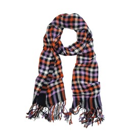 Premium Multi-Color Plaid Scarf, Violet
