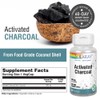 SOLARAY Activated Charcoal 280mg | Coconut Source | Healthy Inner
