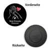 High-Five Best Friends Forever Magnet with Man and Dog Creative