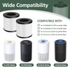 4 Pack PU-P05/AC201B HEPA Replacement Filter Compatible with FULMINARE PU-P05