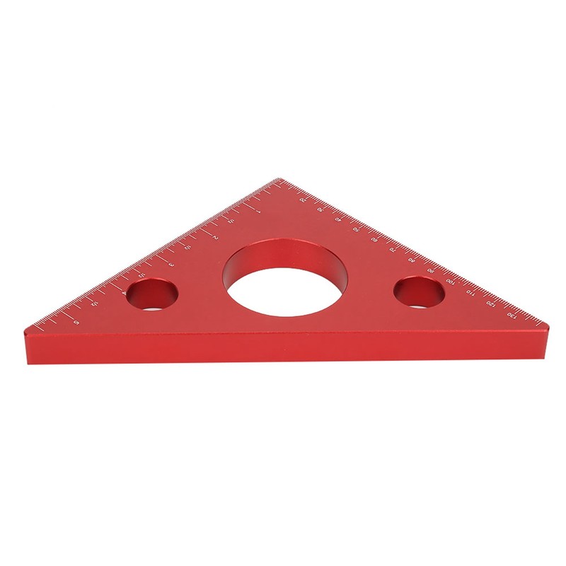 Aluminum Alloy Right Angle Ruler DIY Woodworking Triangle Ruler Measuring