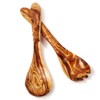 das Olivenholzbrett ® Salad Servers Olive Wood Serving Cutlery Short