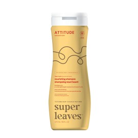 ATTITUDE Curl Moisturizing Shampoo for Wavy and Curly Hair, EWG Verified, Plant- and Mineral-Based Ingredients, Vegan and Cruelty-free, Moringa Oil, 16 Fl Oz