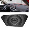 Aluminum Alloy Black Console Dashboard Speaker Cover Trim Fits for