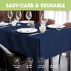 Pureegg Rectangle Table Cloth 60" x 84" – Durable Polyester