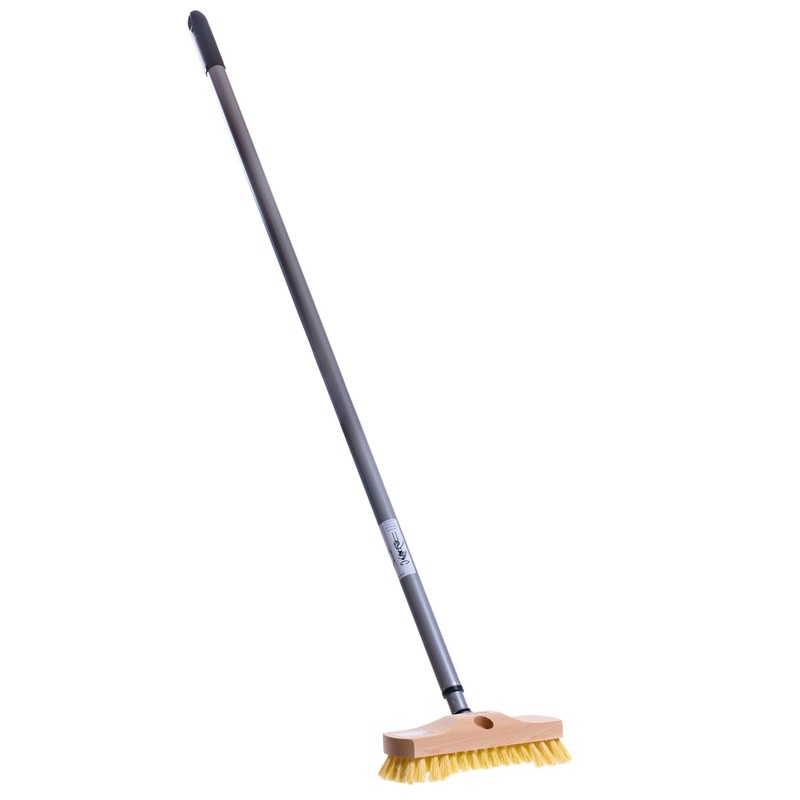 MyprenFibre All-Purpose Scrubber with Beard and Telescopic Handle