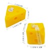 Cheese Shaped Candle, 2 Pack Novelty Swiss Cheese Scented Candles,