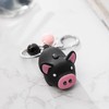 [TTETNLY] 3pcs Pig Design Key Chain LED Keychain Flashlight Sound
