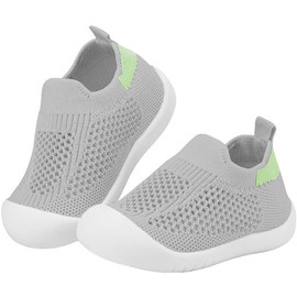 MNJKJHL Zapatos Calcetín para Bebe, Zapatos de Bebé Antideslizantes de Silicona, Suave, Cómodo, Transpirable, Lavables para Caminar para niños pequeños, Primeros Caminantes, 6-48 Meses