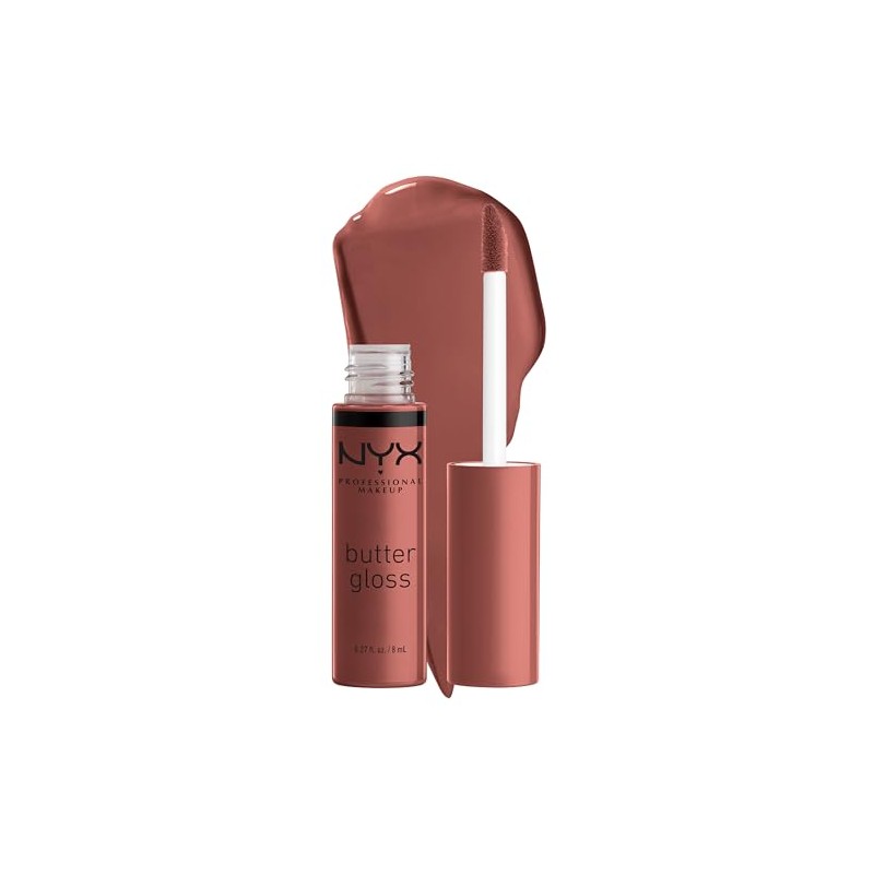 NYX PROFESSIONAL MAKEUP - Butter Gloss, praliné, 0.27 onzas