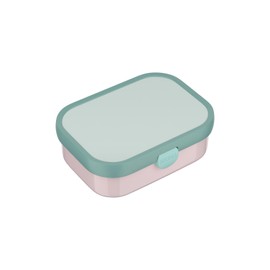 Mepal - Campus Lunch Box - Bento Lunch Box for Children - Lunch Box with Bento Compartment and Fork - Meal Prep Box with Clip Closure - Dishwasher Safe - 750 ml - Cool Pink with Cool Mint Lid