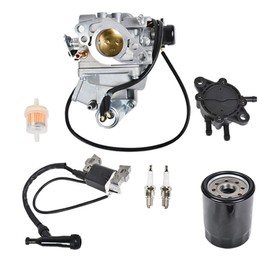 Carburetor with Fuel Pump Replacement for Honda V-Twin Horizontal Engine GX620 GX610 18HP 20HP