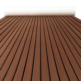 CHRHZN CHRHZN Boat Flooring EVA Foam Decking Teak Sheet - Non-Slip Marine Mat for Yacht, Motorboat, RV, Kayak and Swimming Pool - Self-Adhesive Flooring Material - 94" x 44"/35"/23"/16"