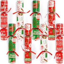 JOYIN 8 Pack Christmas Party Favor Non-Snap Lettering Pieces Party Table Favors with Holiday Party Favor Supplies for Kids and Adults, Christmas Parties, Dinners and Holidays
