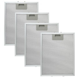 JAMHER 4 Pack W10169961A Range Hood Filter Replacement 5 Layer Aluminum Mesh Hood Grease Filter Fit for Whirlpool, Kitchen Aid, Jenn-Air Range Hoods