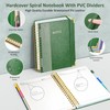 Hardcover Spiral Notebook Journal, 8"x10" Large B5 Notebooks with Removable