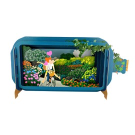 Message in A Bottle Romantic Pop Up Any Occasion Greeting Card by Alljoy Cards MIB178