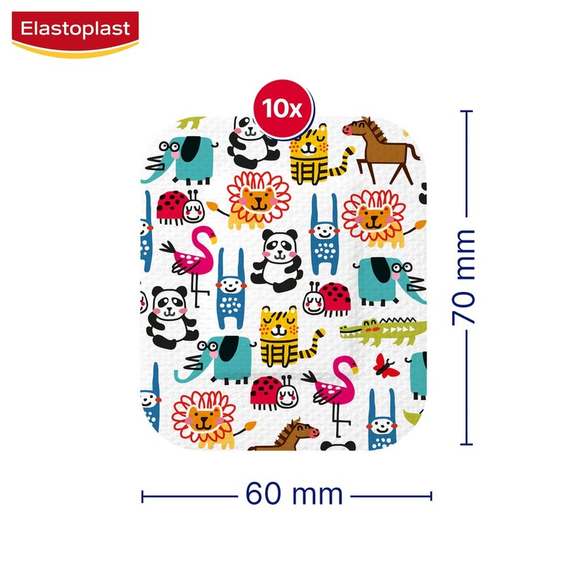 Elastoplast Sensitive Kids XL Bandages | 10 Strips | Extra