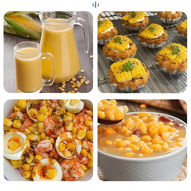 Corn Kernel Remover Combo Set - Stainless Steel Corn Stripper