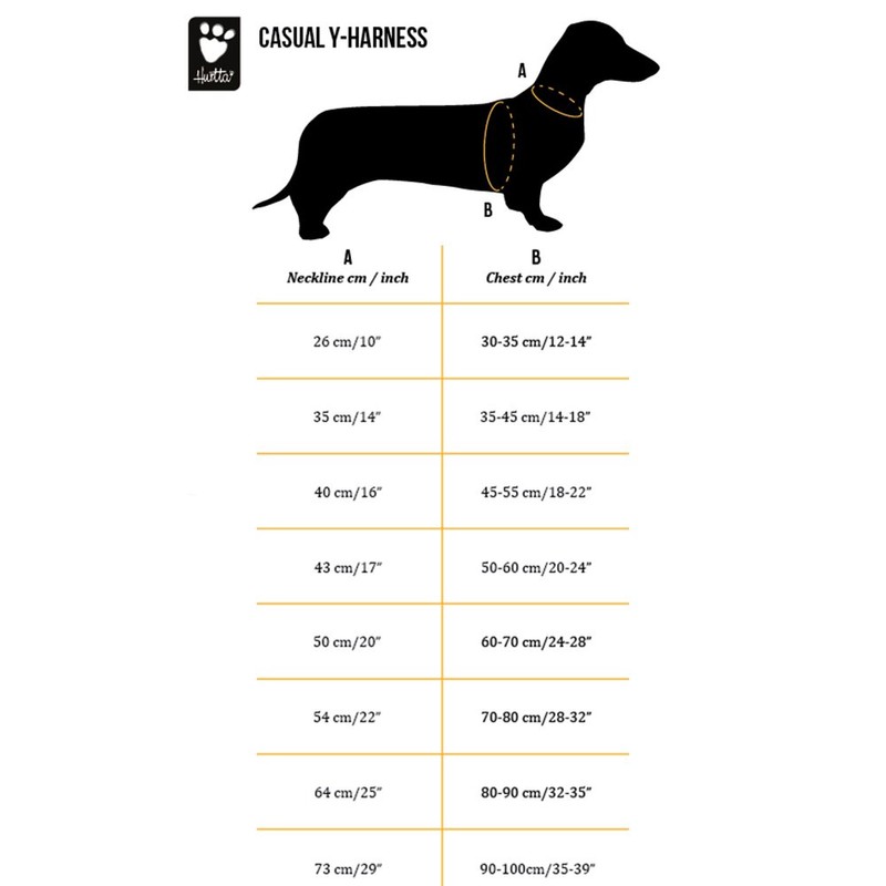 Hurtta Casual Padded Dog Y-Harness, Heather, 18 in