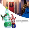 1.8m Dwarf and Christmas Tree Inflatable Decoration IP44 Christmas Outdoor