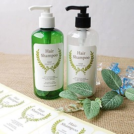 Shampoo stickers, olive leaves (3 pieces), soap-making materials / 샴푸스티커 올리브잎 ( 3매 ) 비누만들기 재료