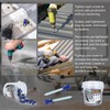 Metal Roofing Screws 10 x 1-1/2 inch, Blue Hex Head