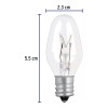 Volteck Caja Con 50 Focos Incandescentes Transparentes Base E12 7.5w