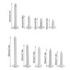 45Pcs SelfTapping Screw Set Cross Oval Head 304 Stainless Steel