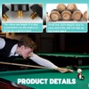 LAJUP Pack of 20 Pool Cue Tips, 12 mm, High-Quality