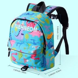 Harness Backpack with Removable Tether Travel Toddler Safety Backpack Anti-Lost Kids’ Mini Backpack Kids Baby Harness Backpack for Toddlers Age 1-5 Years (Blue)