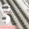 Eyelash Extension, 120pcs Individual Lashes 0.07 D Curl 9/10/11mm Mix