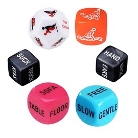 Funny Date Night Dice for Couples Valentine's Day Gift for Women Men Decider Dice Couple Game Dice for Girlfriend Boyfriend Wedding Anniversary Christmas Birthday Gifts LD-8-45