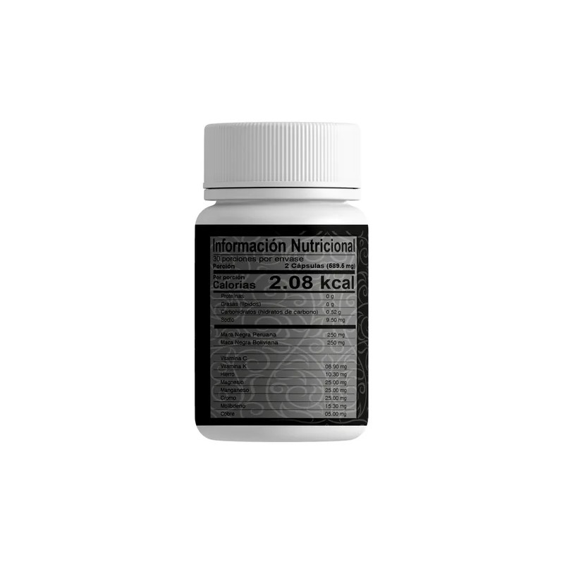 Maca Negra 60 | Precursor Testosterona | Testo Vegano (2)